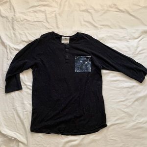 On the Byas Space & Start Baseball Shirt